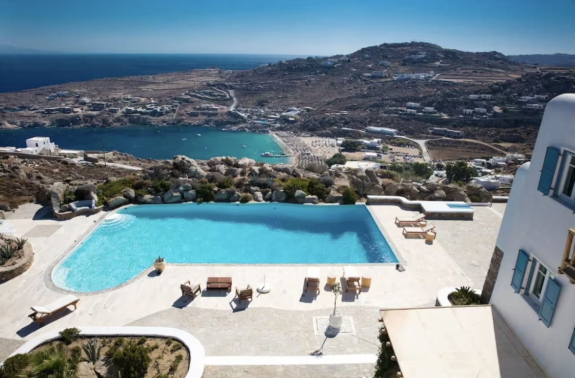 EliteWeek Mykonos villa with private pool and Aegean view